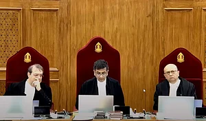 PTI : A bench comprising Chief Justice of India (CJI) D.Y. Chandrachud, Justice J.B. Pardiwala and Justice Manoj Misra during hearing on a suo moto case related to the alleged sexual assault and murder of a postgraduate trainee doctor in Kolkata, at the Supreme Court in New Delhi, Tuesday, Aug. 20, 2024.